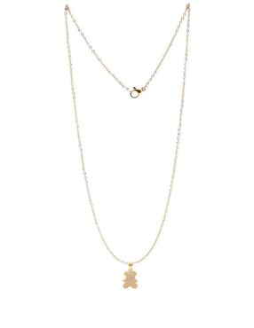 Collar con dije de oso Oro Angelus