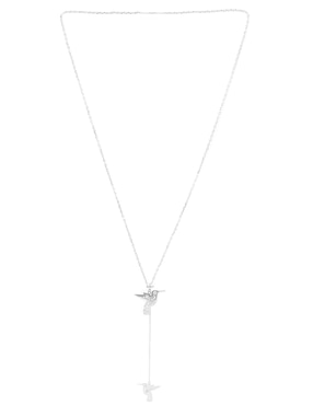 Collar de colibrí Mauricio Serrano Jewelry Naturaleza de plata P 925
