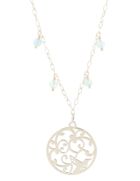 Colgante Y Dije circular Anamora Por Tanya Moss pajaritos de plata P 925