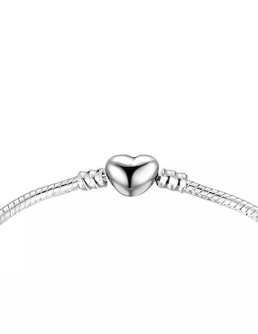 Brazalete Mink de plata P 925 con acabado brillante