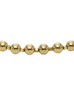Pulsera Fossil All Stacked Up con acabado brillante