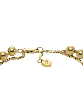 Pulsera Fossil All Stacked Up con acabado brillante