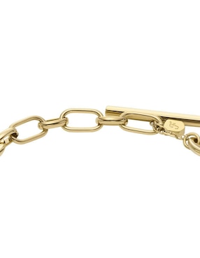 Pulsera Fossil Heritage con acabado brillante
