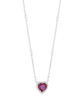 Collar de corazón Gladkova Joyería de plata P 925