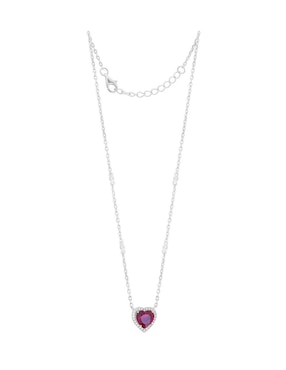 Collar de corazón Gladkova Joyería de plata P 925