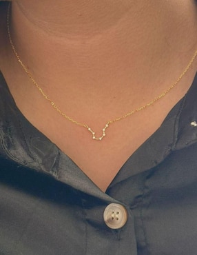 Collar con dije Mayfer Joyería Constelaciones de plata P 925