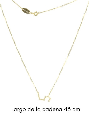 Collar con dije Mayfer Joyería Constelaciones de plata P 925