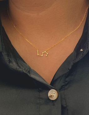 Collar con dije Mayfer Joyería Constelaciones de plata P 925