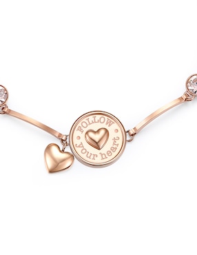 Brazalete Brosway Chakra con acabado baño de oro rosa