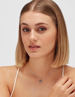 Charm circular Brosway fancy mystery black de plata P 925