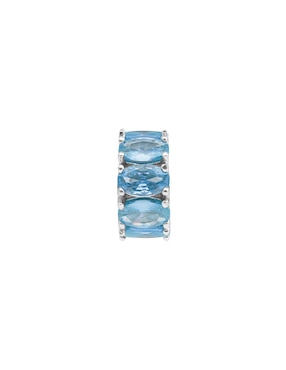 Charm Brosway Fancy Cloud Light Blue De Plata P925 Zircocinia