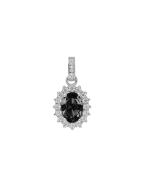 Charm Brosway Fancy Mystery Black De Plata P 925 Zirconia