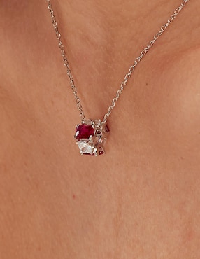 Charm circular Brosway fancy passion ruby de plata P 925