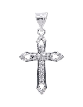 Dije De Cruz Boscaini De Plata P925 Zirconia