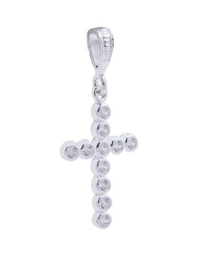 Dije de cruz Boscaini de plata P 925