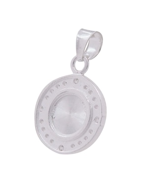 Dije redondo Boscaini virgen de guadalupe de plata P 925
