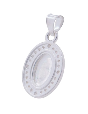 Dije ovalada Boscaini virgen de guadalupe de plata P 925