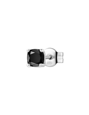 Aretes cuadrados Brosway Fancy Mystery Black de plata P 925 con acabado brillante zirconia