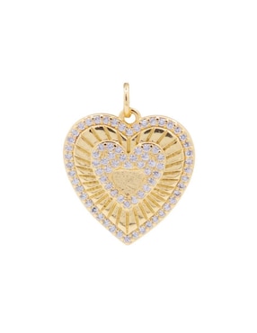 Collar con dije de corazón Oro Angelus