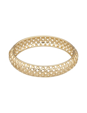 Pulsera Napier Gold Patterns Con Acabado Pulido