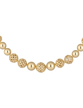 Collar De Esfera Napier Gold Patterns