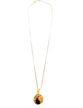 Collar con dije san judas tadeo Maria Almudena 18 K