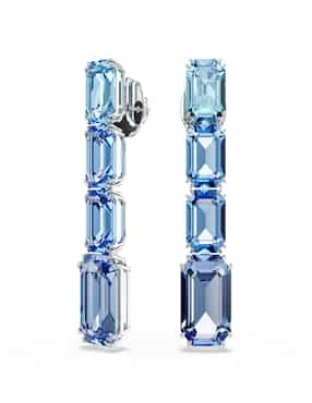 Aretes octagonales Swarovski Millenia con acabado brillante