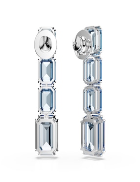Aretes octagonales Swarovski Millenia con acabado brillante