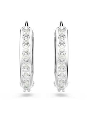 Aretes de aro circulares Swarovski Matrix con acabado pavé