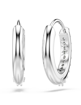 Aretes de aro circulares Swarovski Matrix con acabado pavé