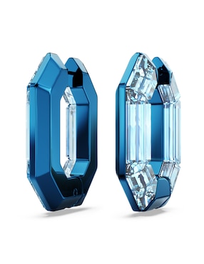 Arracadas octagonales Swarovski Lucent con acabado brillante