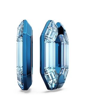 Arracadas octagonales Swarovski Lucent con acabado brillante