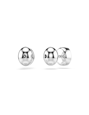 Broqueles circulares Swarovski Imber con acabado brillante