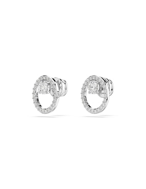 Aretes circulares Swarovski Constella con acabado brillante