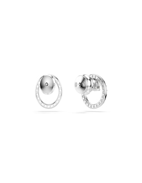 Aretes circulares Swarovski Constella con acabado brillante