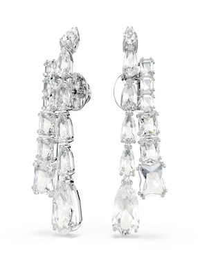 Aretes Swarovski Matrix con acabado brillante