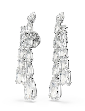 Aretes Swarovski Matrix con acabado brillante