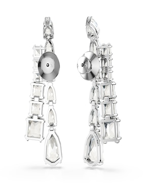 Aretes Swarovski Matrix con acabado brillante