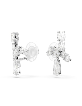 Aretes Swarovski Matrix con acabado brillante