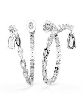 Aretes Swarovski Matrix con acabado brillante