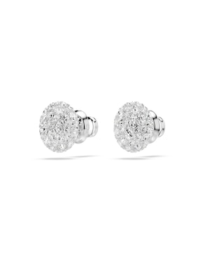 Broqueles circulares Swarovski Dextera con acabado brillante