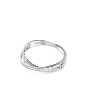 Aro Swarovski Hyperbola con acabado brillante