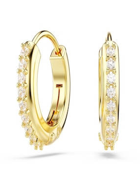 Aretes de aro circulares Swarovski Matrix con acabado pavé zirconia