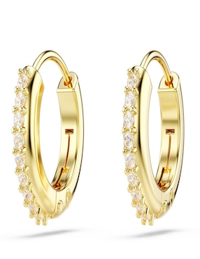 Aretes de aro circulares Swarovski Matrix con acabado pavé zirconia