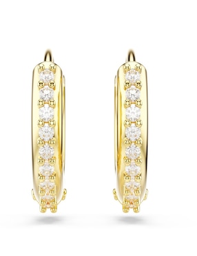 Aretes de aro circulares Swarovski Matrix con acabado pavé zirconia