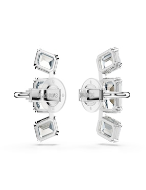 Aretes octagonales Swarovski Millenia con acabado brillante