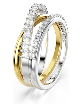 Anillo multi gemas Swarovski Hyperbola zirconia pavé