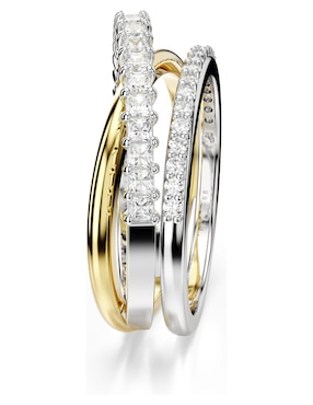 Anillo multi gemas Swarovski Hyperbola zirconia pavé