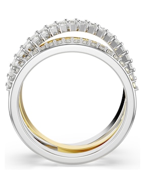 Anillo multi gemas Swarovski Hyperbola zirconia pavé