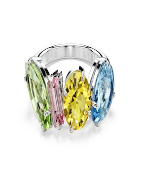 Anillo multi gemas Swarovski Gema cristal pavé